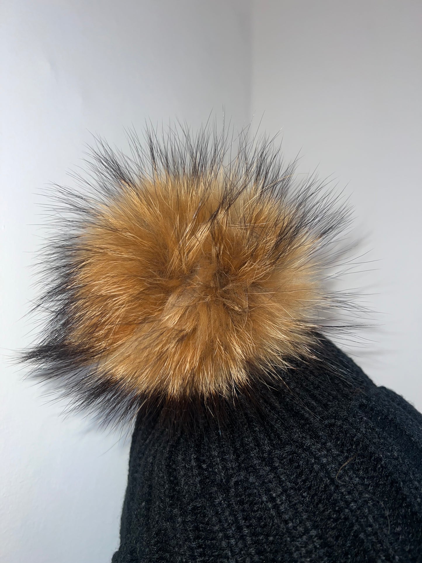 Raccoon Fur Beanie
